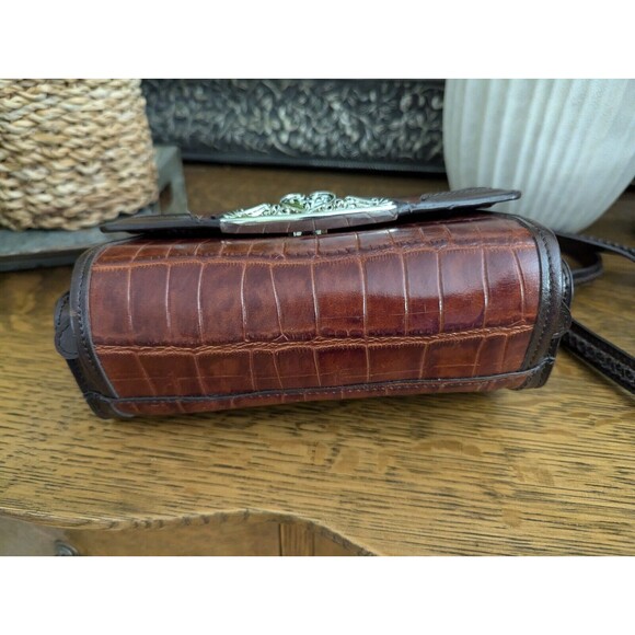 Marc Chantal MC Vintage Brown And Black Purse shoulder - Picture 5 of 16